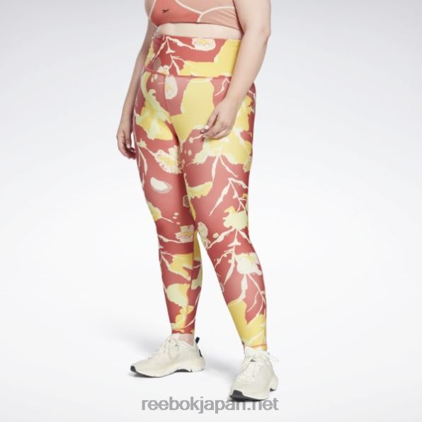 Reebok フラワープリント レギンス Reebok フラワープリント レギンス